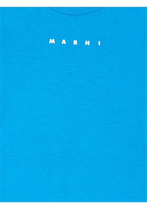 T-shirt con logo MARNI KIDS | M01785 M00RF0M859